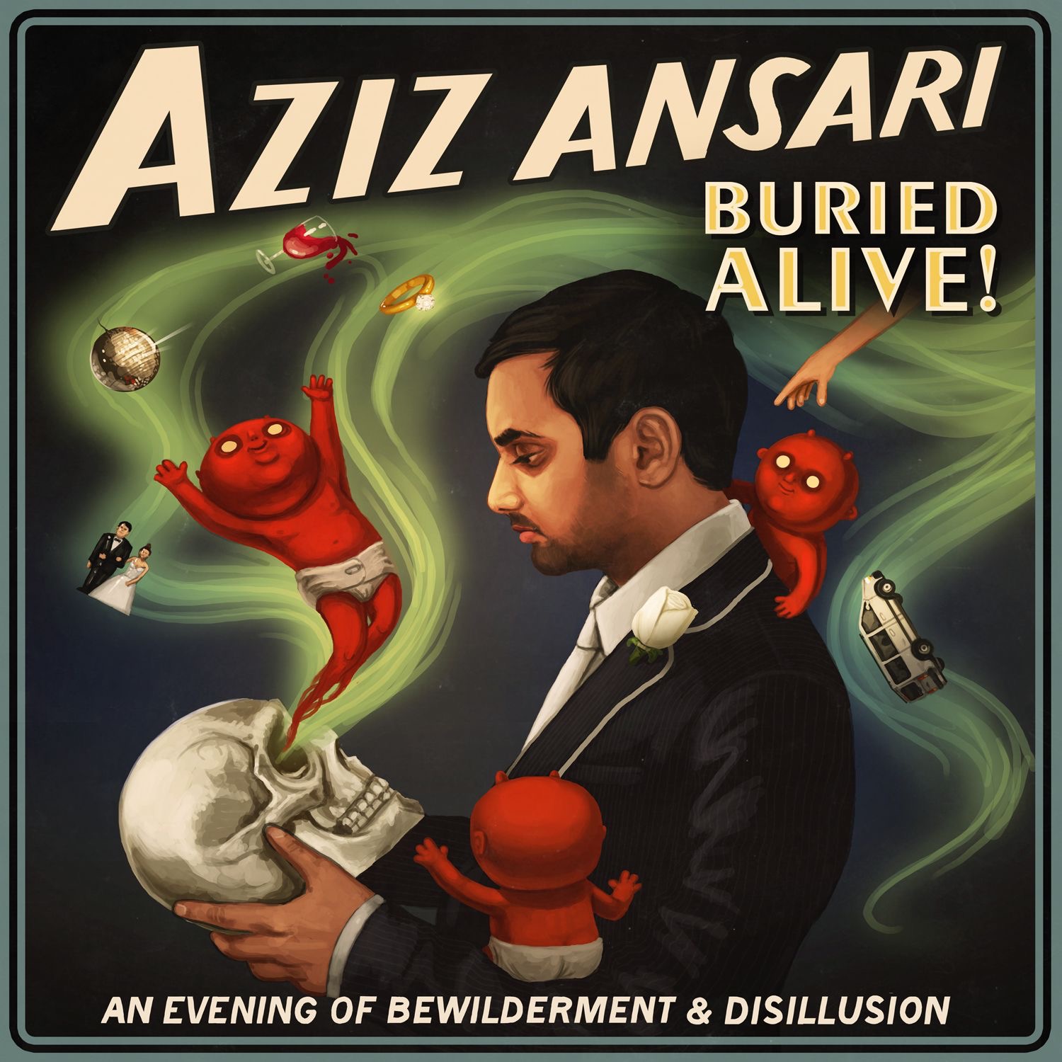 Cover to Aziz Ansari's Buried Alive
