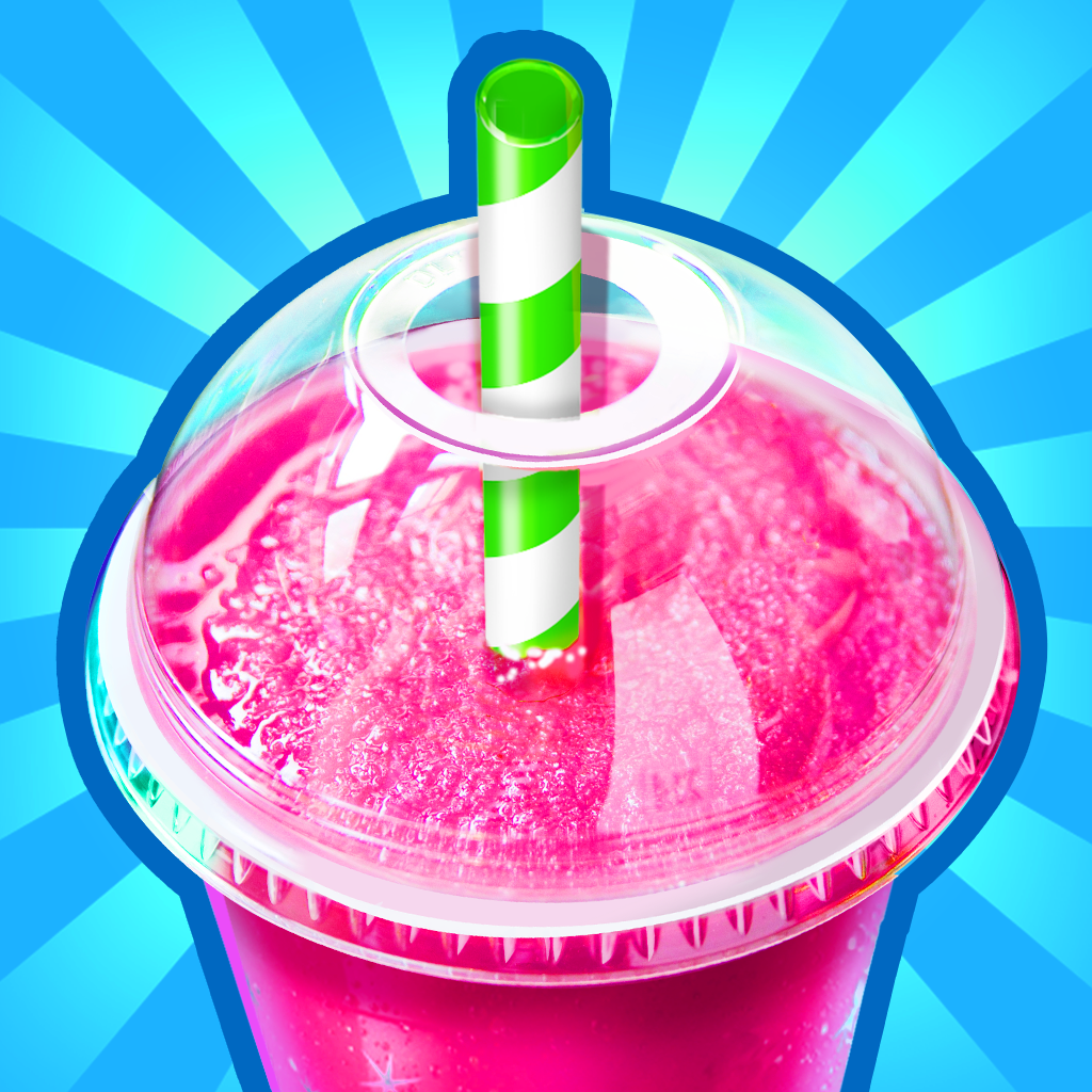 Slushy Maker Salon Frozen Dessert & Sweet Ice Candy Game for Kids Par