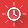 Red Clock - シンプルで美しい目覚まし時計 - morethan Apps