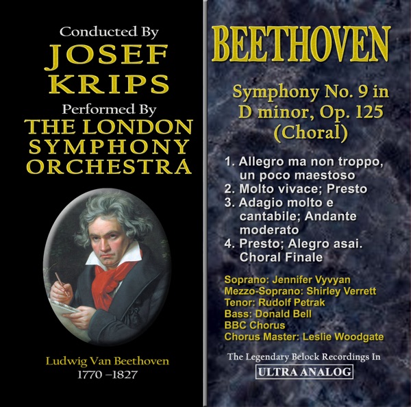 Beethoven: Symphony No. 9 Album Cover By London Symphony Orchestra ...