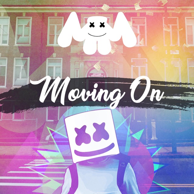 Marshmello Moving On - Single Album Cover