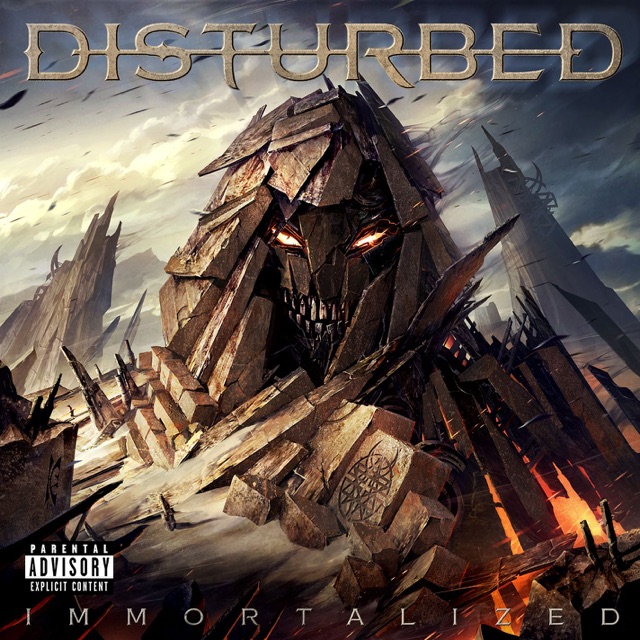 Disturbed Immortalized (Deluxe Version) Album Cover