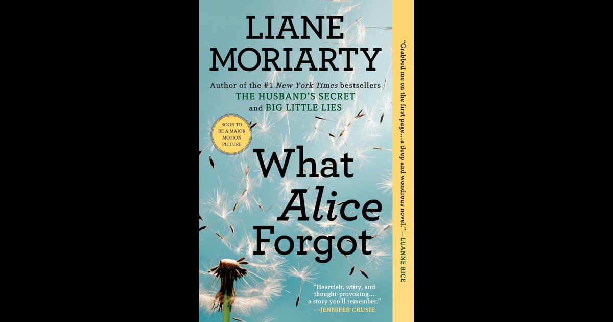 What Alice Forgot by Liane Moriarty