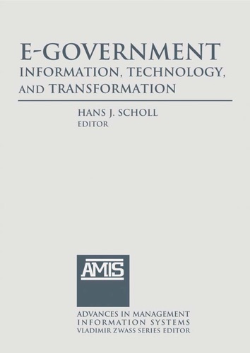 E-Government Information Technology and Transformation