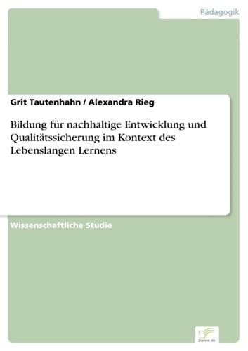 Bildung fr nachhaltige Entwicklung und Qualittssicherung im Kontext des Lebenslangen Lernens