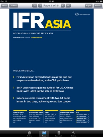 Скриншот из IFR Asia Magazine