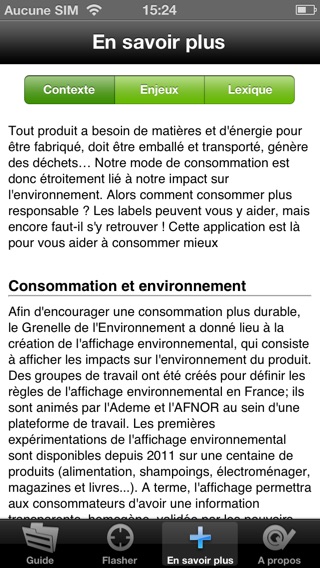Capture d’écran iPhone 5