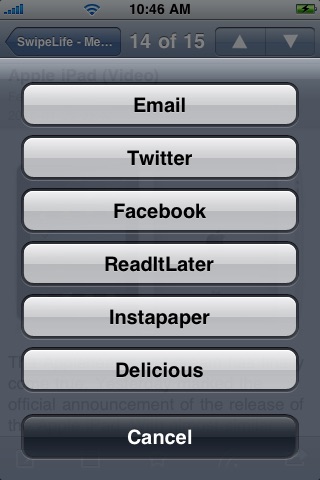 Captura de pantalla del iPhone 5