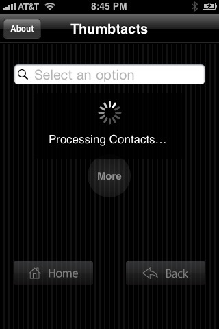 Captura de pantalla del iPhone 3