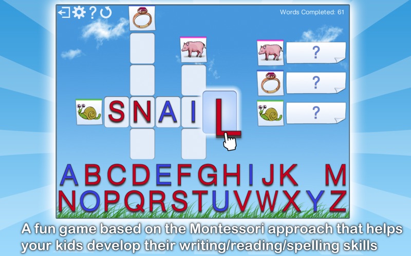 montessori crosswords fun phonics game for kids details