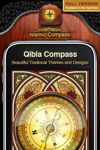 Screenshots of Islamic Compass Free - Prayer Times and Adhan Alarm for iPhone