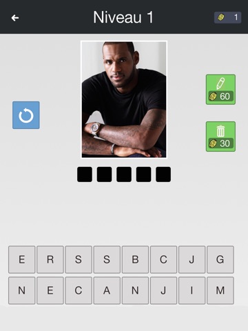 Screenshots of Basket Quiz - Find who are the basketball Players for iPad