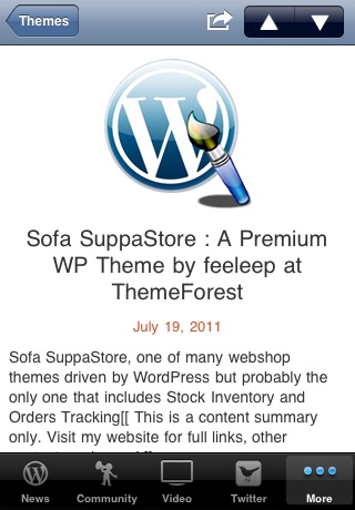 WordPress News screenshot1