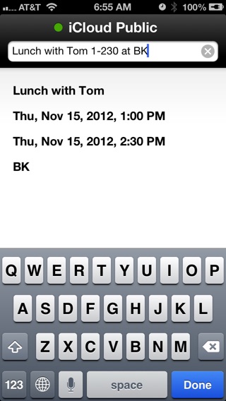iPhone Screenshot 1
