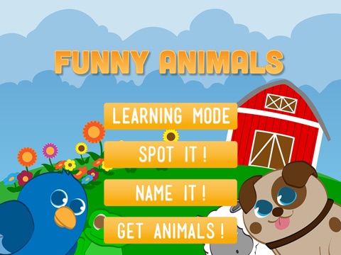 Screenshots of Funny Animals for baby and preschool toddler - Play and learn for iPad
