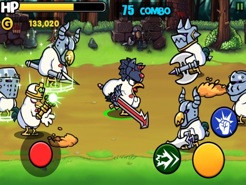 Screenshots of Chicken Revolution : Warrior for iPad
