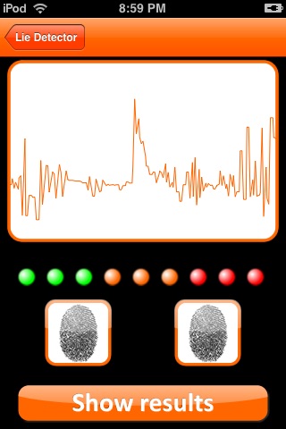 Screenshots of LIE DETECTOR... FREE! for iPhone