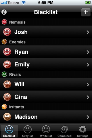 My Blacklist screenshot