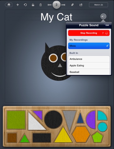 Captura de pantalla del iPad 3