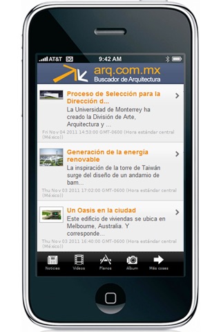 Captura de pantalla del iPhone 2