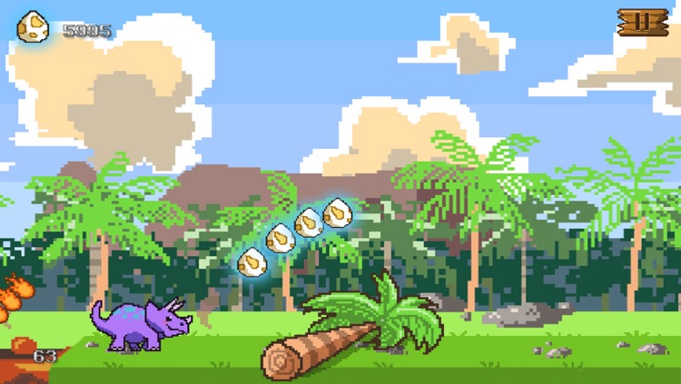 A Baby Pixel Dino Run - Full Safari Zoo Version by Kedsara Earle