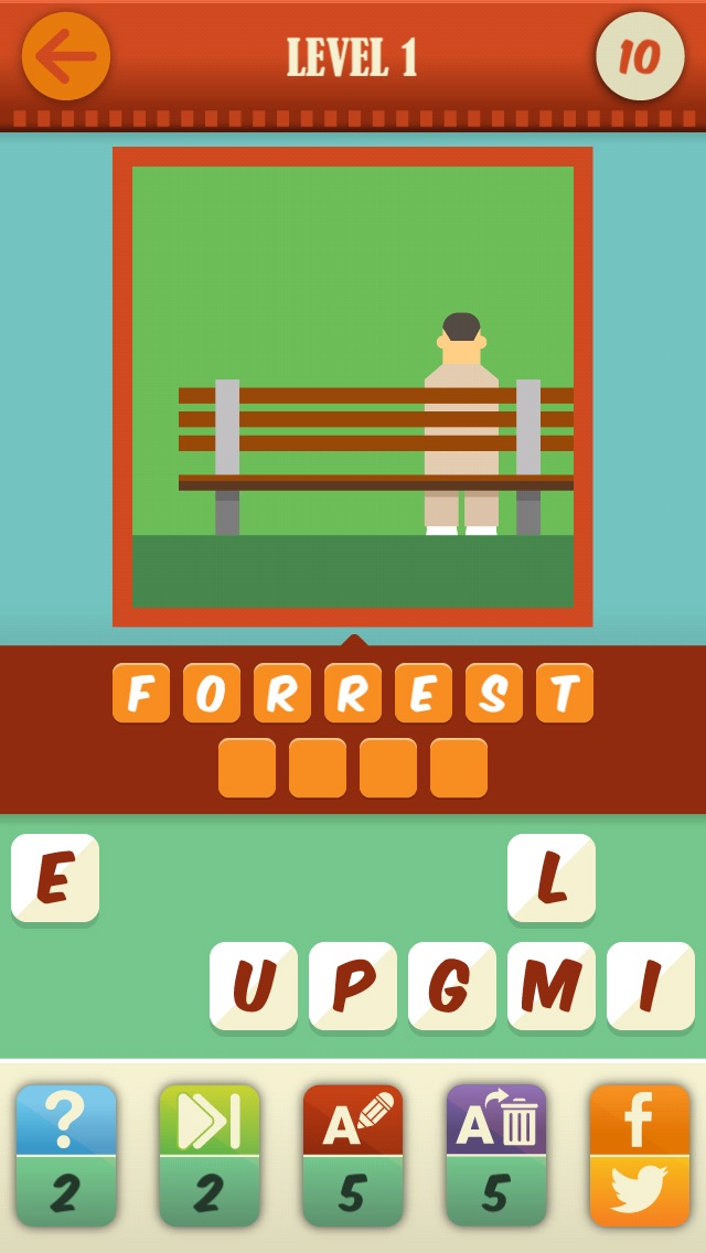 Screenshots of Guess The Movie Game - A film pop quiz trivia to test your knowledge of blockbusters. From Conjuring and Carrie to Despicable Me, Thor and Jackass: quotes, hints, posters, actors & actresses. for iPhone