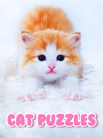 Screenshots of Cat Kitten Kitty Pet Baby Animal JIgsaw Puzzle Games for Girls who love educational memory learning puzzles for kids and toddlers for iPad
