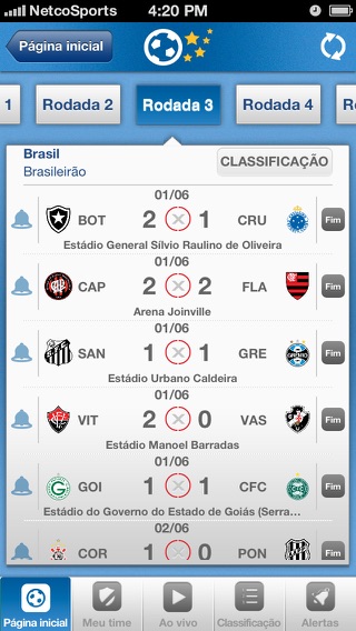 Captura de tela do iPhone 2