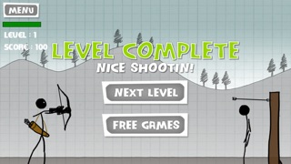 Screenshots of Stickman Apple Shooting Showdown - Free Bow and Arrow Fun Doodle Skill Game for iPhone