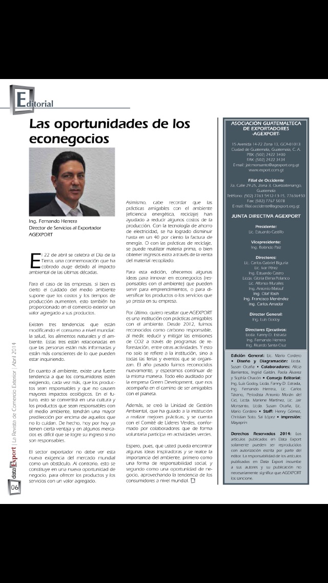 Revista dataExport screenshot1