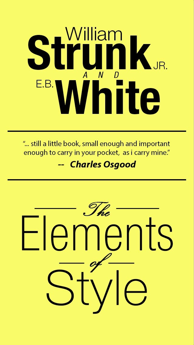 The Elements of Style, Fourth Edition By William Strunk