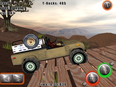 Screenshots of Tom's 4x4 for iPad