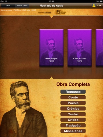 Captura de tela do iPad 2