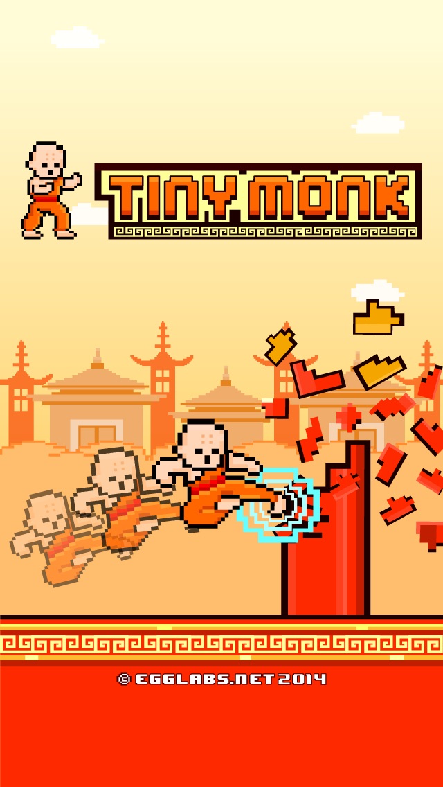 Screenshots of Tiny Monk Fight - Play Free 8-bit Retro Pixel Fighting Games for iPhone