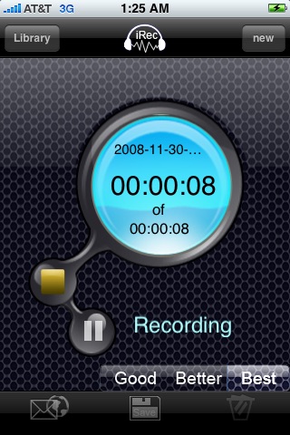 iRec Voice Recorder Pro screenshot1
