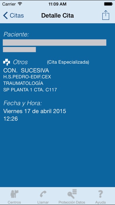 Captura de pantalla del iPhone 4