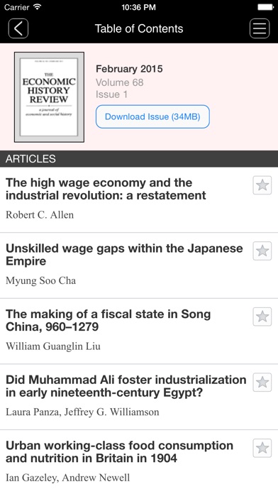 The Economic History ... screenshot1