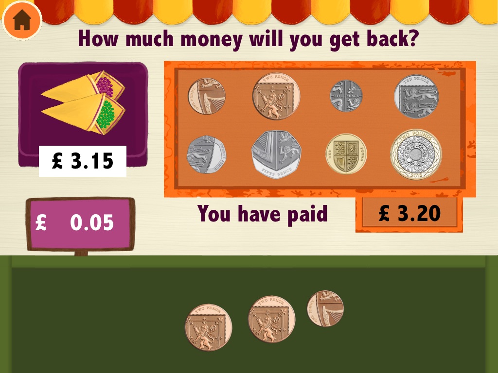 Worksheet Money Counting Games For Kids moca coingbpaeducational money learning counting games for kids screenshot