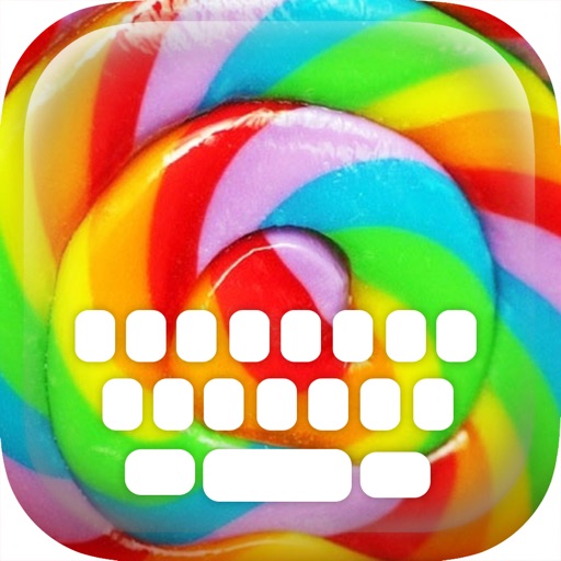 カスタムキーボードキャンディ カラー 壁紙かわいいテーマパステルお菓子のデザイン Iphone最新人気アプリランキング Ios App