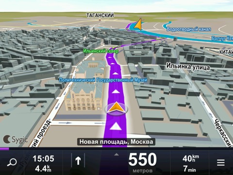 Скриншот из Sygic Russia: GPS Navigation