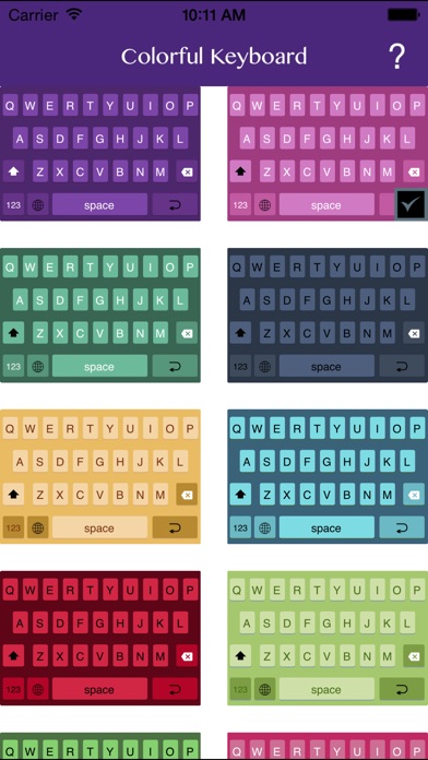 Colorful Keyboard - Custom Themesのおすすめ画像1