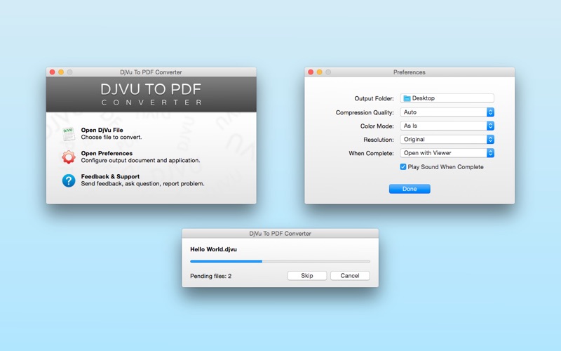 djvu to pdf converter for mac