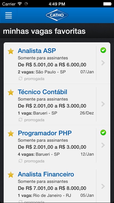 Captura de tela do iPhone 4