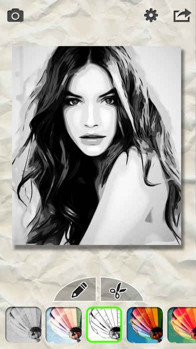 Screenshots of Pencil Sketch Pad - My Cartoon Effects Filter Booth & Portrait Photo Editor for iPhone