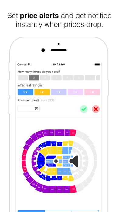 Screenshots of TickPick: No Fee Tickets | Sports, Concerts, Shows for iPhone
