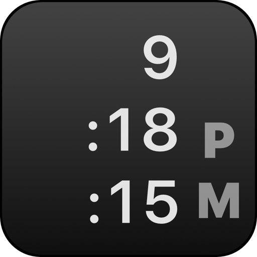+Clock - a clock in your dock Mac OS X