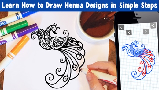 learn how to draw henna tattoos on the app store learn how to draw henna tattoos on the app store