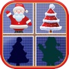Christmas Matching Pairs - Santa Slaus and Xmas pairs