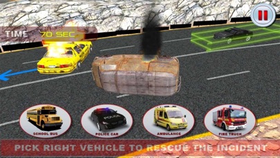 911緊急救助消防車運転シミュレータのスクリーンショット3