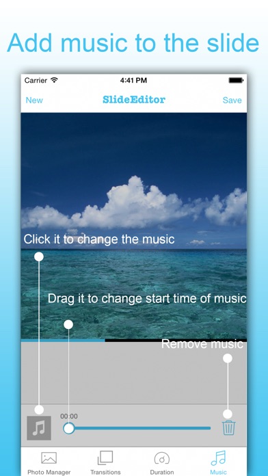 Screenshots of SlideShow Maker - Picture Video & Movie With Music for iPhone